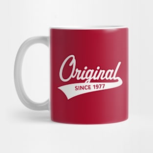 Original Since 1977 (Year Of Birth / Birthday / White) Mug